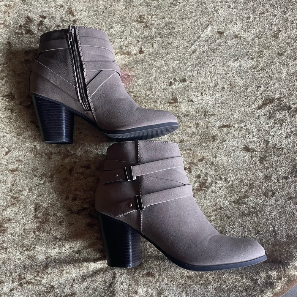 Soda - Taupe Booties - Size 8.5 - image 1